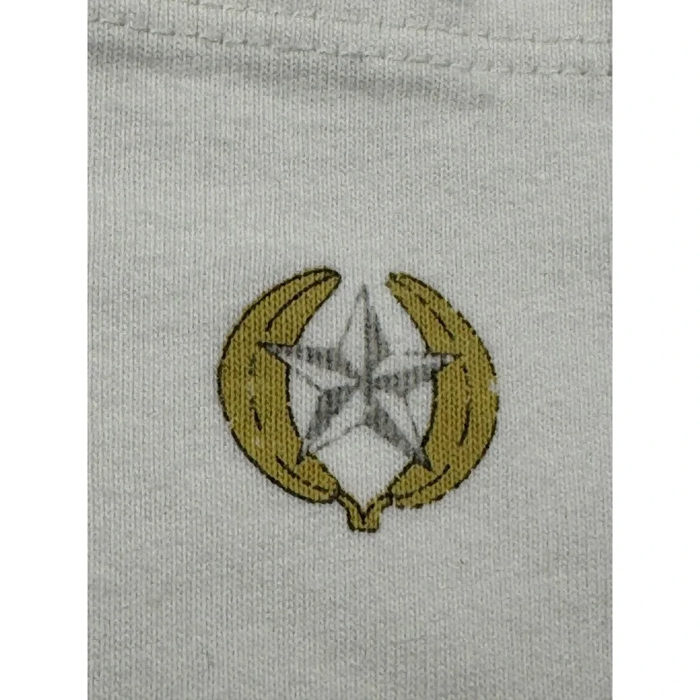 Y2K Banana Republic Safari Mens XL Pocket T-Shirt White Mill Valley CA Logo
